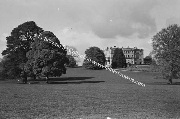 ROCKINGHAM HOUSE   FROM SOUTH WEST